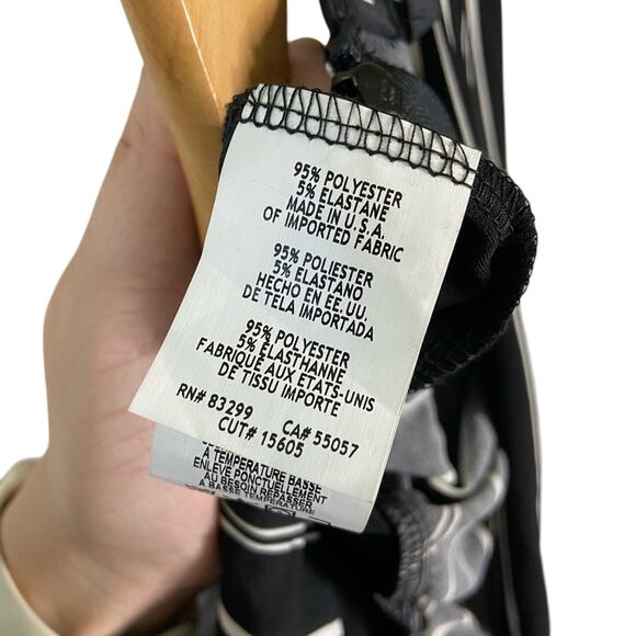 bebe Jumpsuit Black and White Striped Trouser Leg Dressy REVOLVE Size 4 - Picture 9 of 9